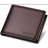 Wallet for Men with Zipper Coin Pocket Holder Soft PU Leather Wallet High Quality Minimalist Short Card Holder Business Wallets